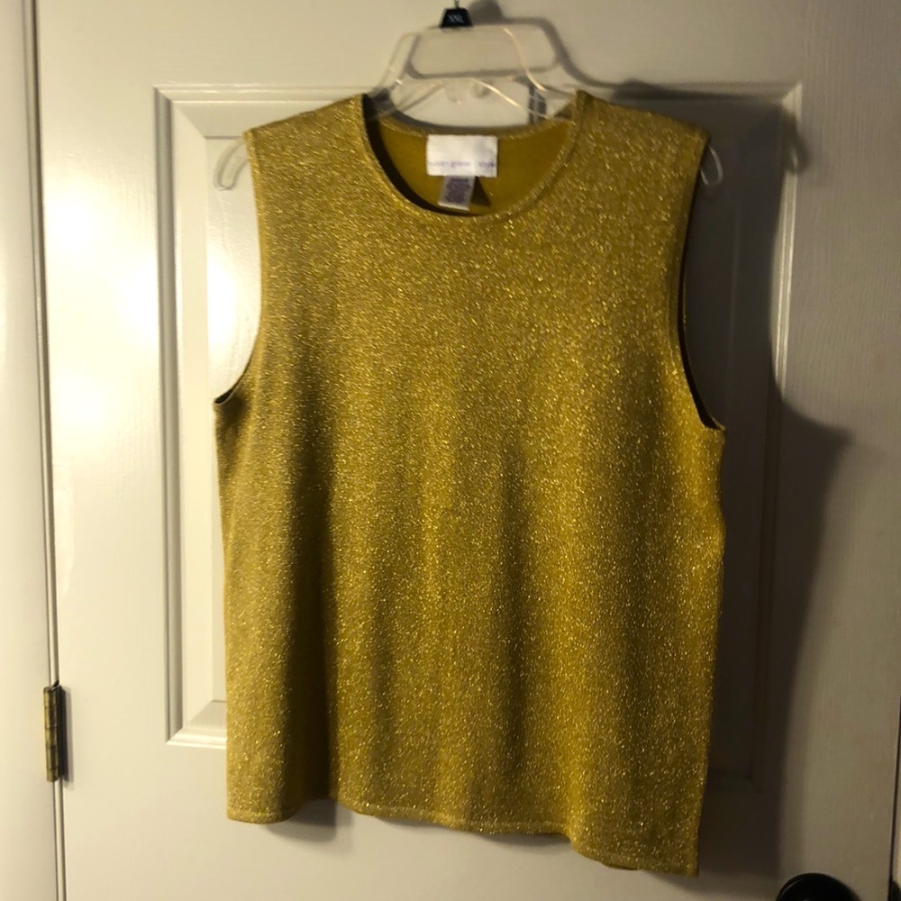 Lurex sparkle tank